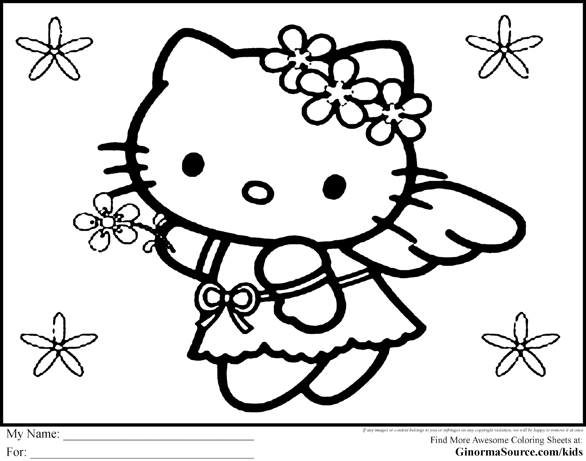 Download HD Hello Kitty And Friends Coloring Pages Images - Free ...