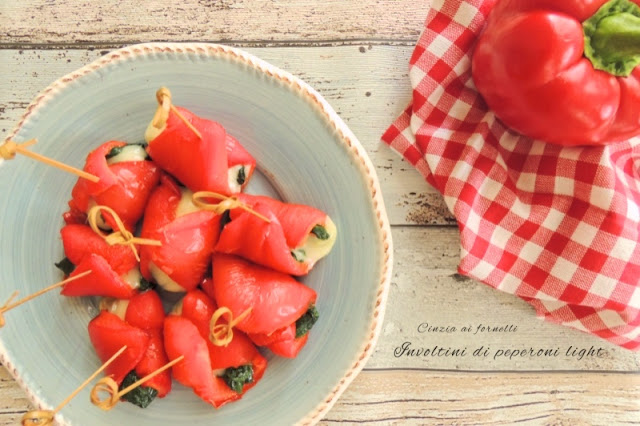 involtini light di peperoni