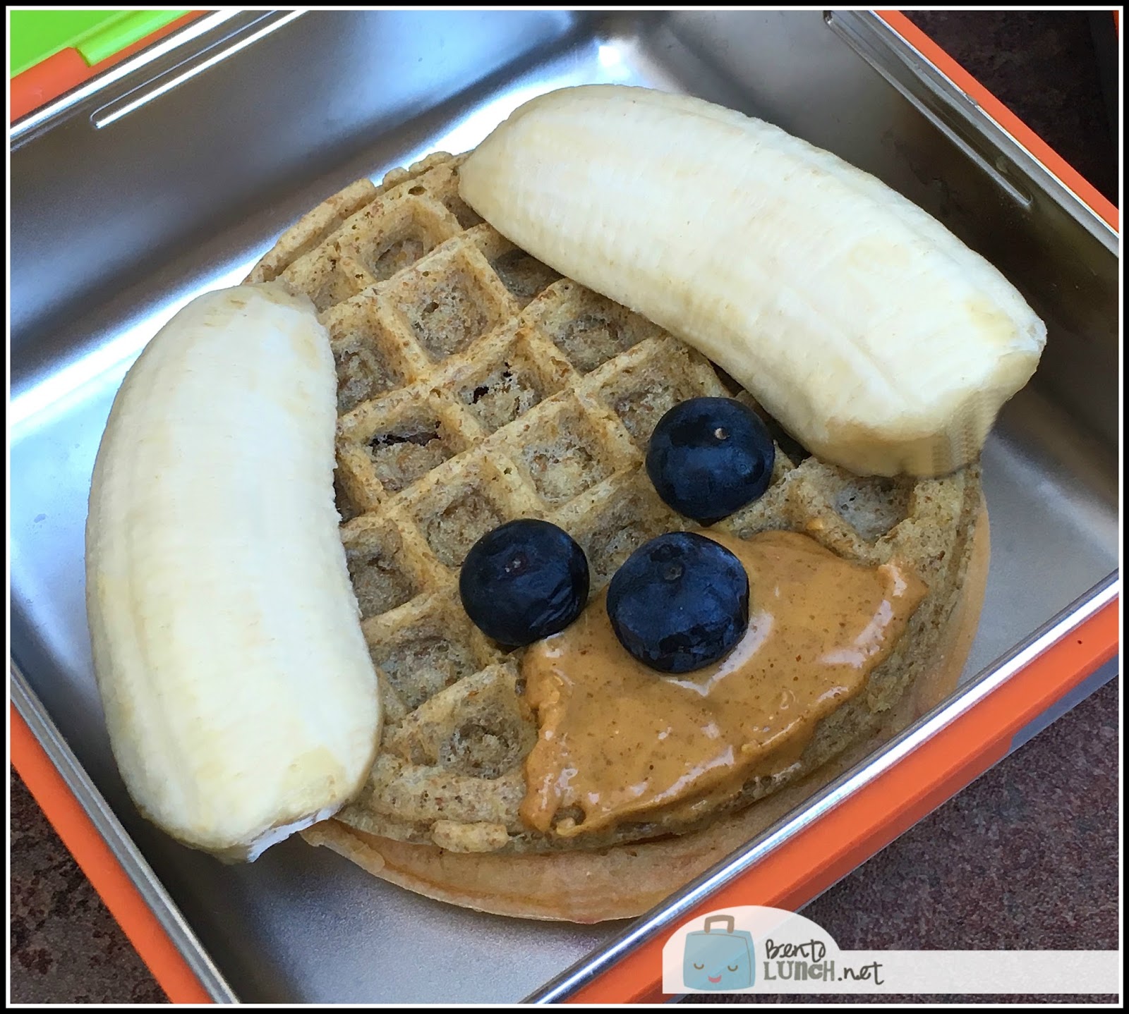 Make a Peanut Butter Puppy Wafflewich Bento
