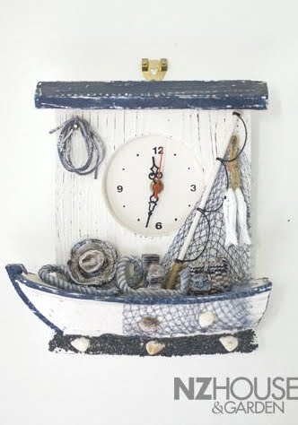 boat wall clock