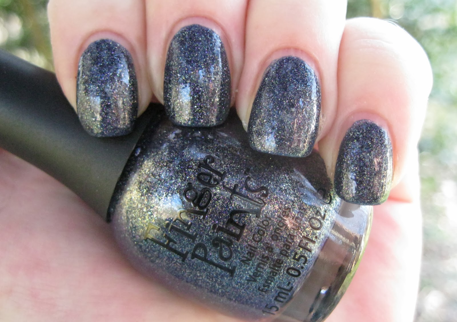 Lacquer Slacker Liz Addendum Finger Paints Sparkle in the Sky Glossy!