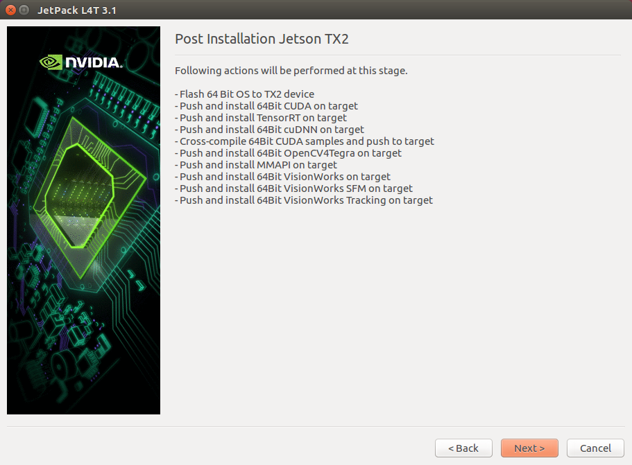 How to install JetPack 3.1 on Nvidia Jetson TX2 My Public Notepad