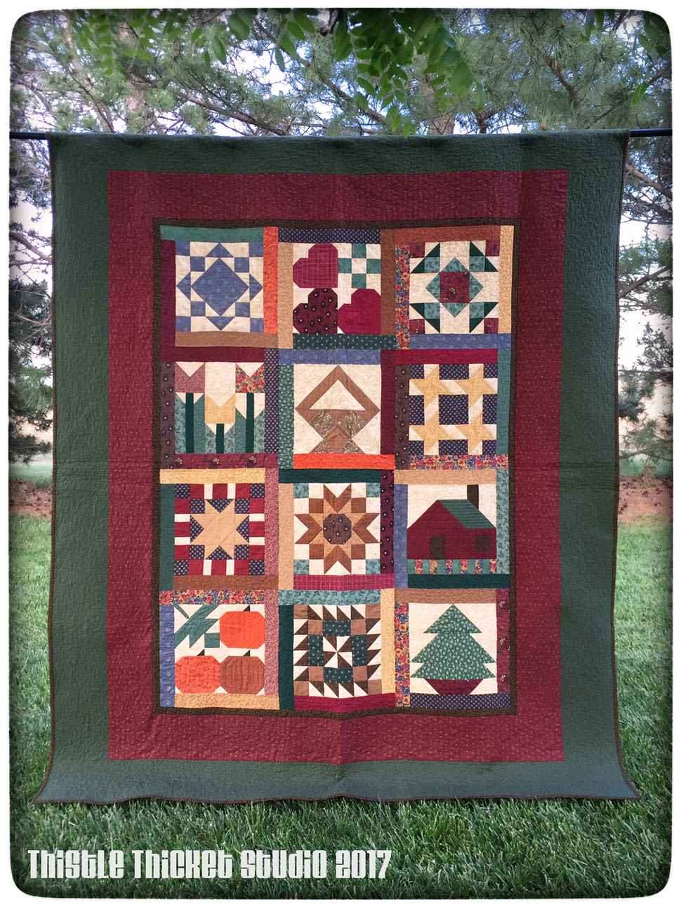Quilting With Thistle Thicket Studio TBT Thimbleberries MonthByMonth