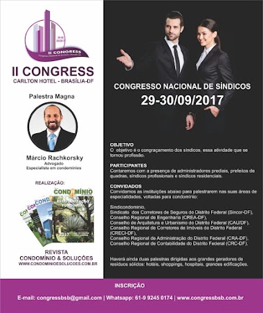 Congresso Nacional de Síndicos em Brasília Congresso Nacional de Síndicos em Brasília