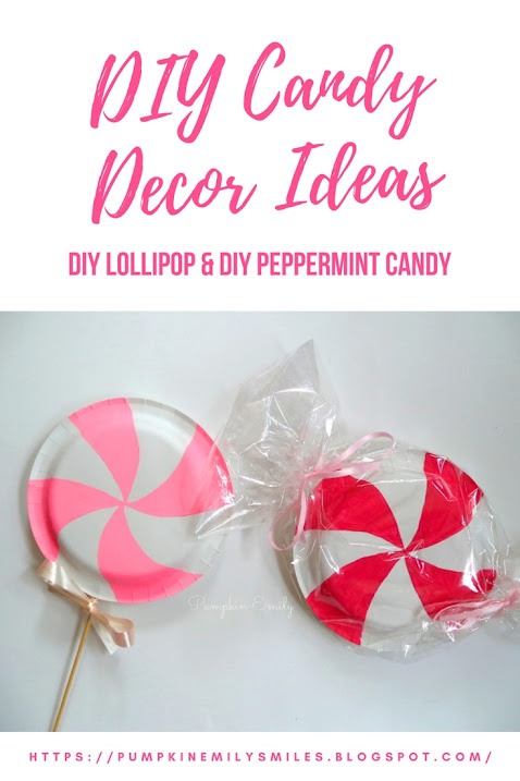 DIY Candy Decor Ideas | DIY Lollipop & DIY Peppermint Candy | DIYs Made Out of Paper Plates