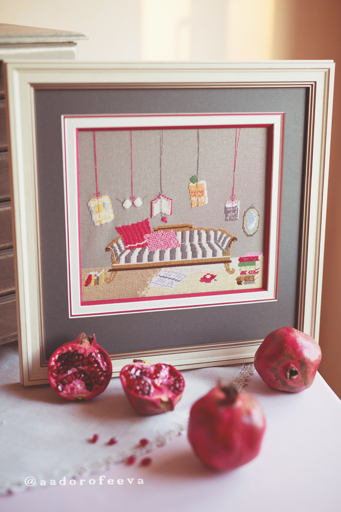 Вышивка на ладони: Acufactum "Время для чтения".