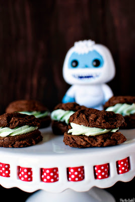 Grasshopper Pie Cookies from Pass the Sushi on @KatrinasKitchen