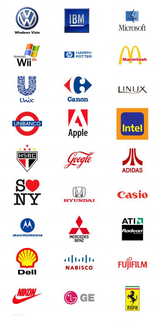 Logos everywhere always: Logo parodies