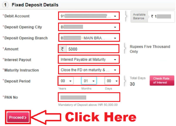 how to open fd account in axis bank online