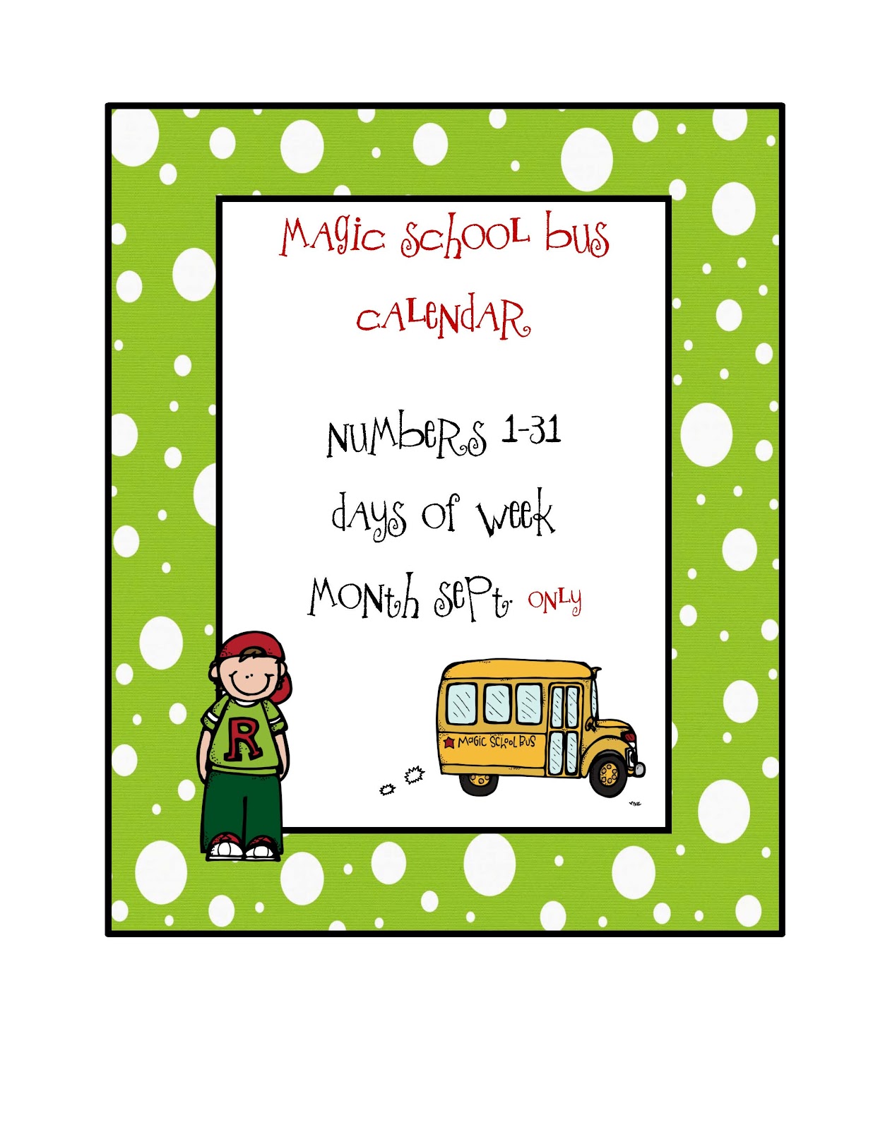 kindergarten calendar clip art - photo #9