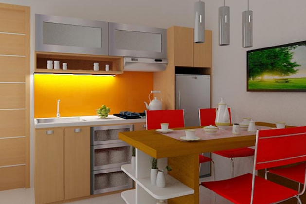 Desain Dapur minimalis Sederhana Mungil Dan Rapi | Desain Rumah Minimalis