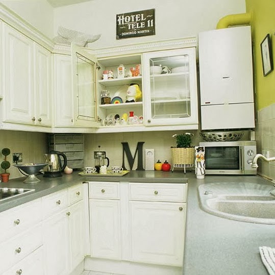 15 fotos de cocinas pequeñas - Colores en Casa
