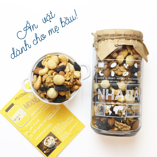 Quà tặng Bà Bầu hạt dinh dưỡng Mixnuts Nhà Đậu Quà tặng Bà Bầu hạt dinh dưỡng Mixnuts Nhà Đậu