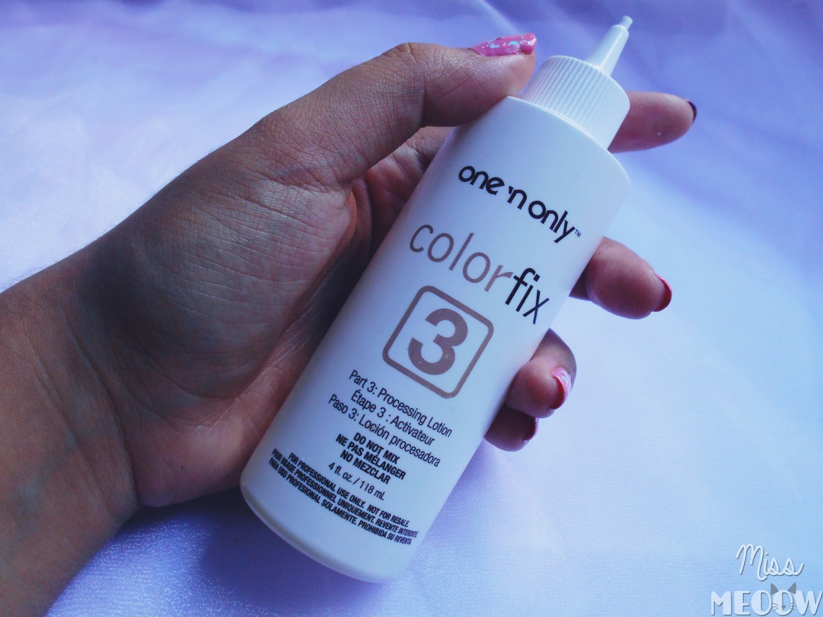 Review One 'n Only Color Fix (Hair color remover) Miss Meoow