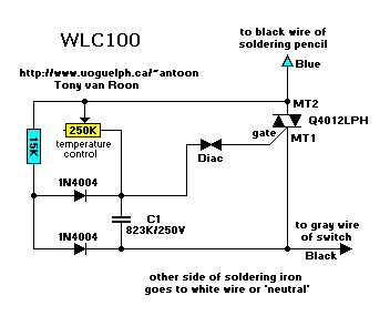 Soldering Station Weller 40 Watts Circuits Diagram | Electronic