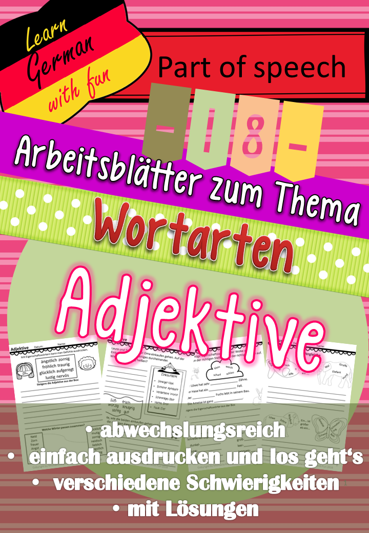 Adjektive lernen und ben learn german with fun