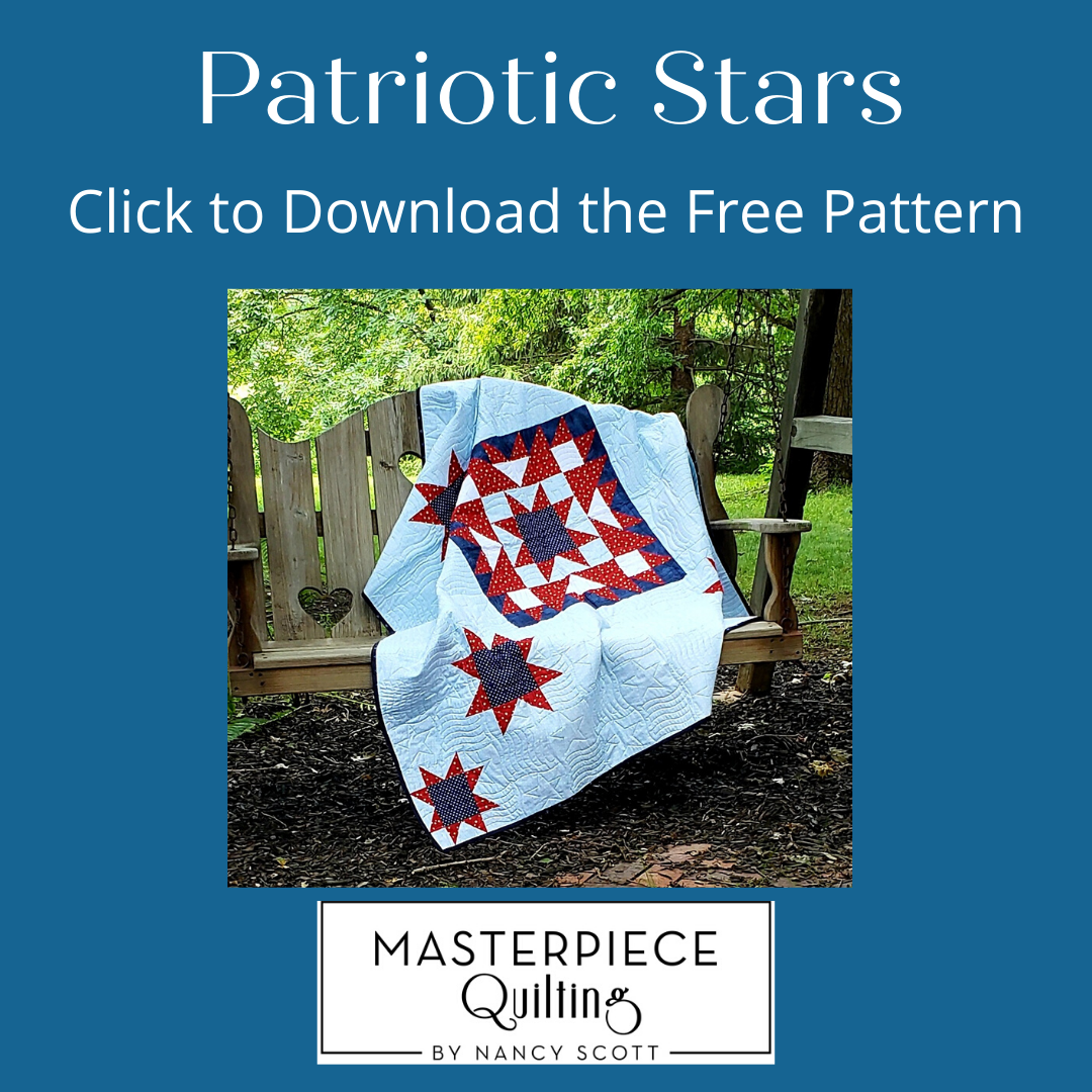 Free Patriotic Stars Quilt Pattern