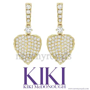 Kate Middleton wore Kiki McDonough Lauren Leaf earrings
