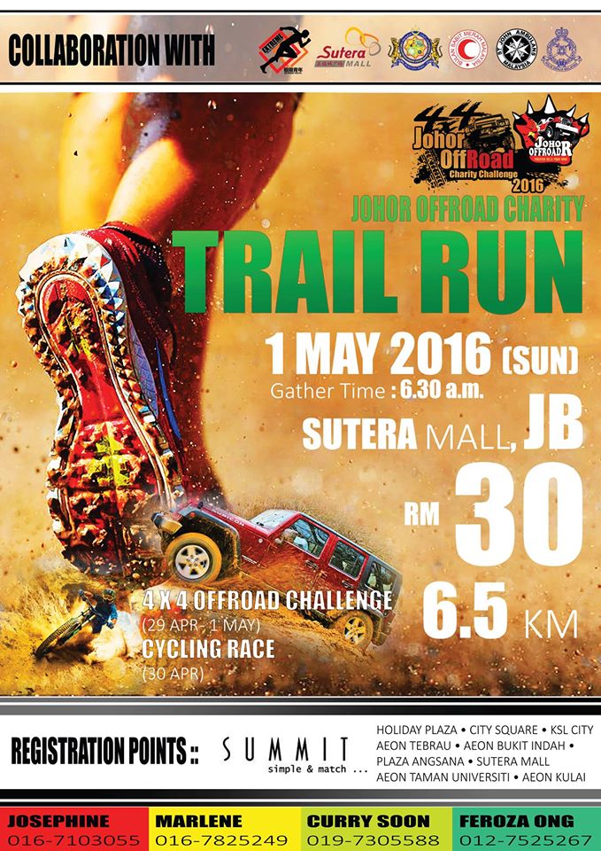 RUNNERIFIC JOHOR OFF ROAD CHARITY TRAIL RUN