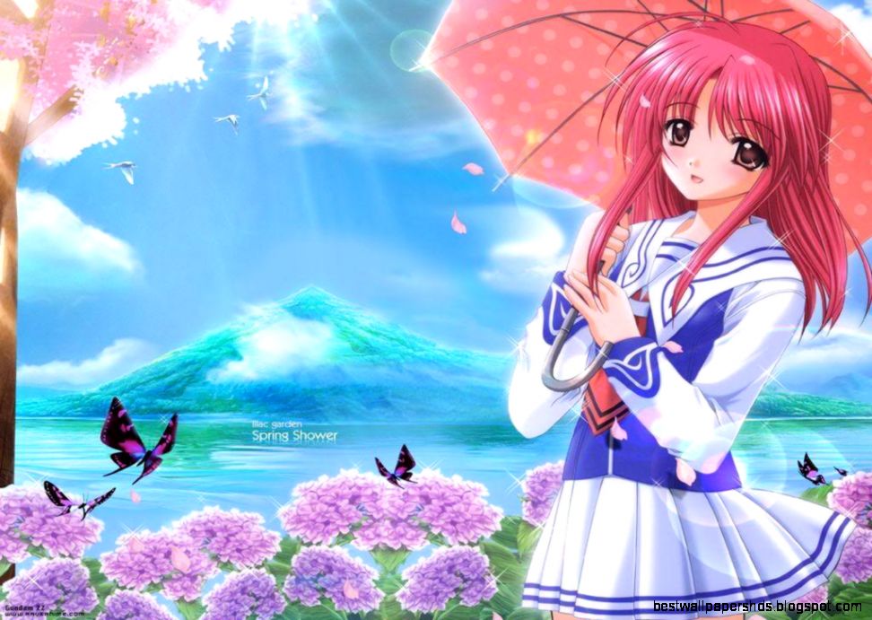 1920x1200px Blue Cute Anime Wallpaper  342361