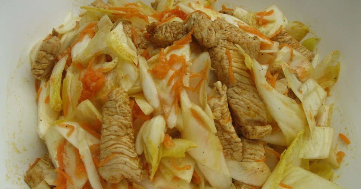 Allerlei Rezepte und mehr: Chicoreesalat mit Putenbrust