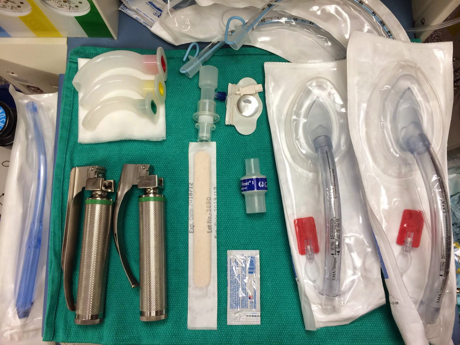 CWRU MSA Primer Table Top and Drug Cart Setup