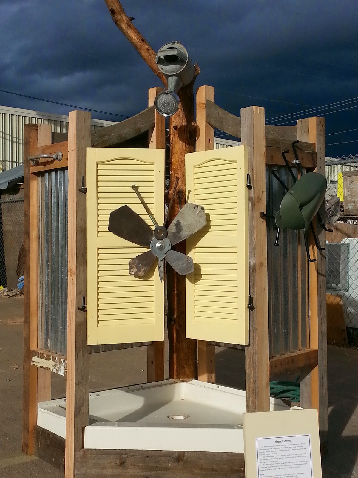 Montana Wildlife Gardener An outdoor garden shower it could be yours