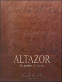 "ALTAZOR DE PUÑO Y LETRA DE VICENTE HUIDOBRO"