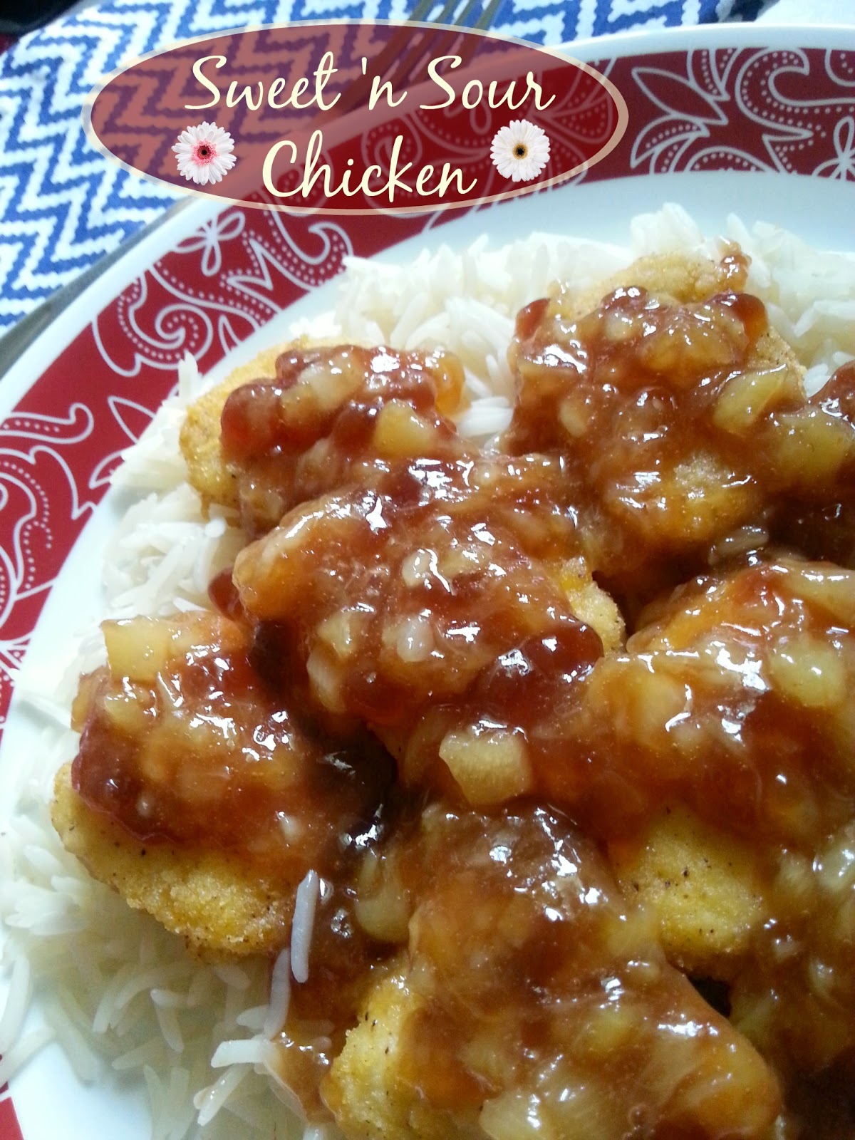 The Better Baker Sweet 'n Sour Chicken {Microwave}