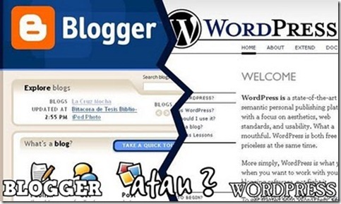 Perbezaan WordPress dan Blogspot