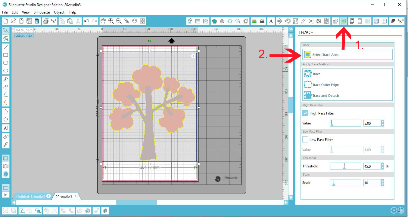 How to Trace In Silhouette Designer Edition Design Bundles
