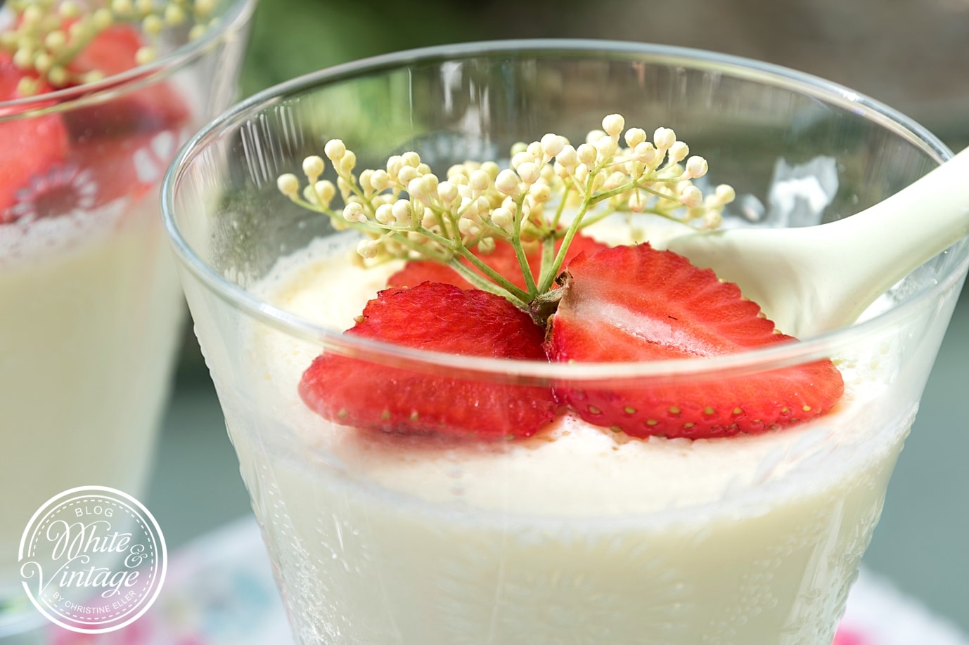 Holunderblüten-Panna-Cotta | DIY und Deko Blog White and Vintage
