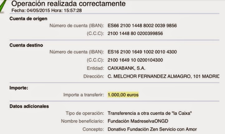 Suzanne Powell La Fundacion Zen Sca Aporta Una Donacion De 1000 Euros A La Ong Madreselva Para Nepal