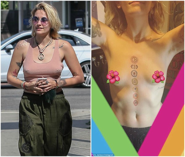 Michael Jackson’s daughter, Paris Jackson strips to reveal ...