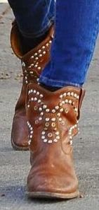 Shoe Game of the Stars: Isabel Marant Caleen Studded Boot - Alessandra