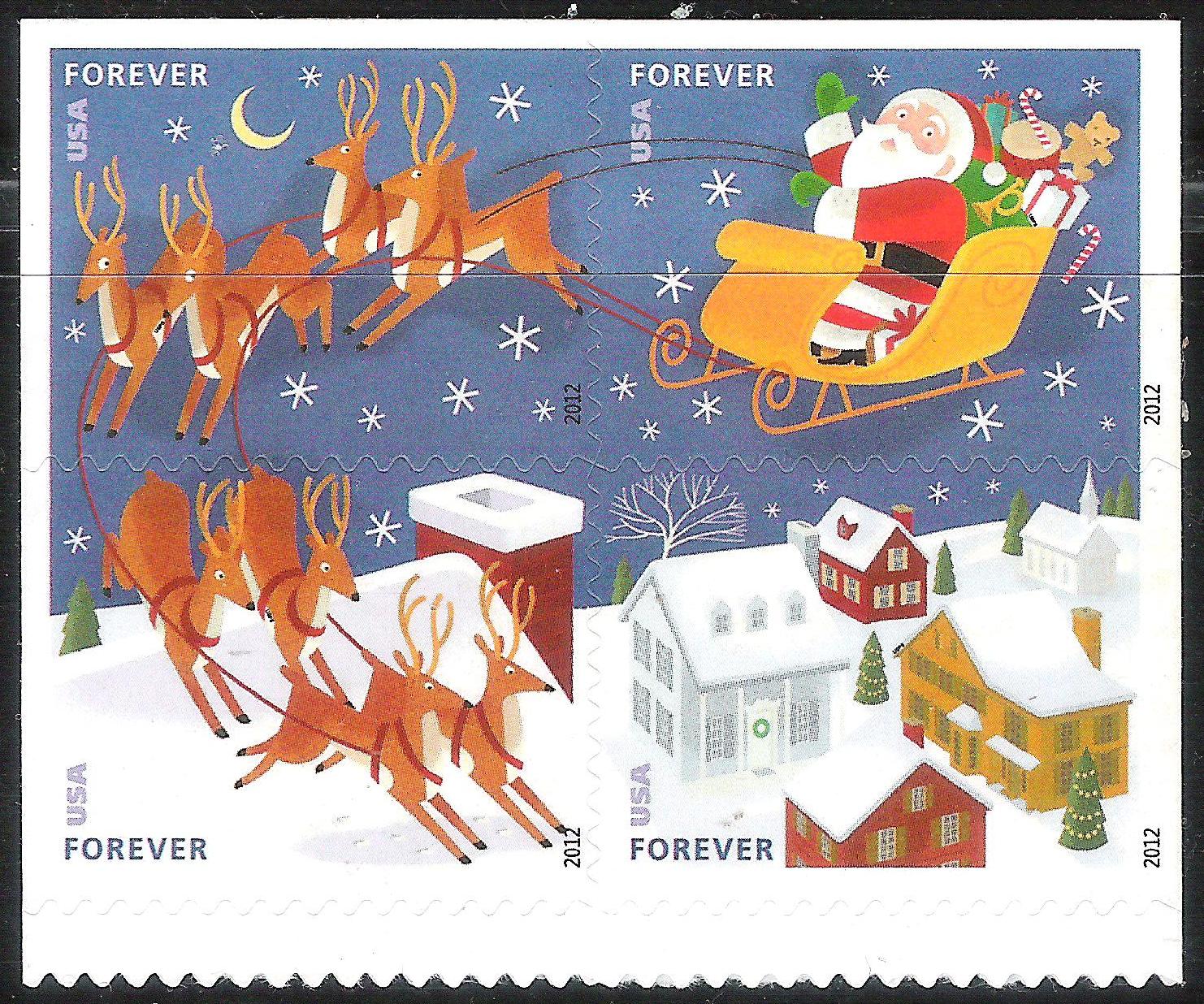 My Postage Stamps Collection Christmas Mail 2012 4