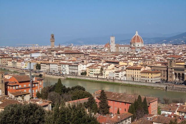 Panorama da Piazzale Michelangelo-Firenze