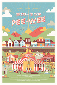 Big Top Pee-wee Screen Print by DKNG