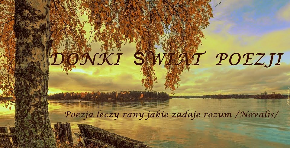 ŚWIAT POEZJI Poezja leczy rany, jakie zadaje rozum. / Novalis / cz.II