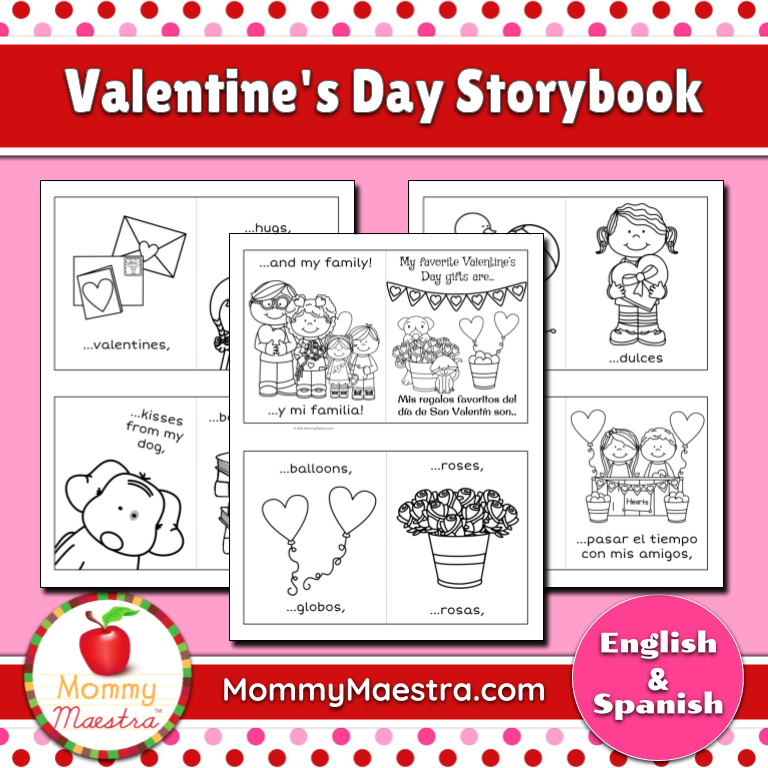 A valentine story for children Mommy Maestra: Bilingual Valentine's Day Storybook