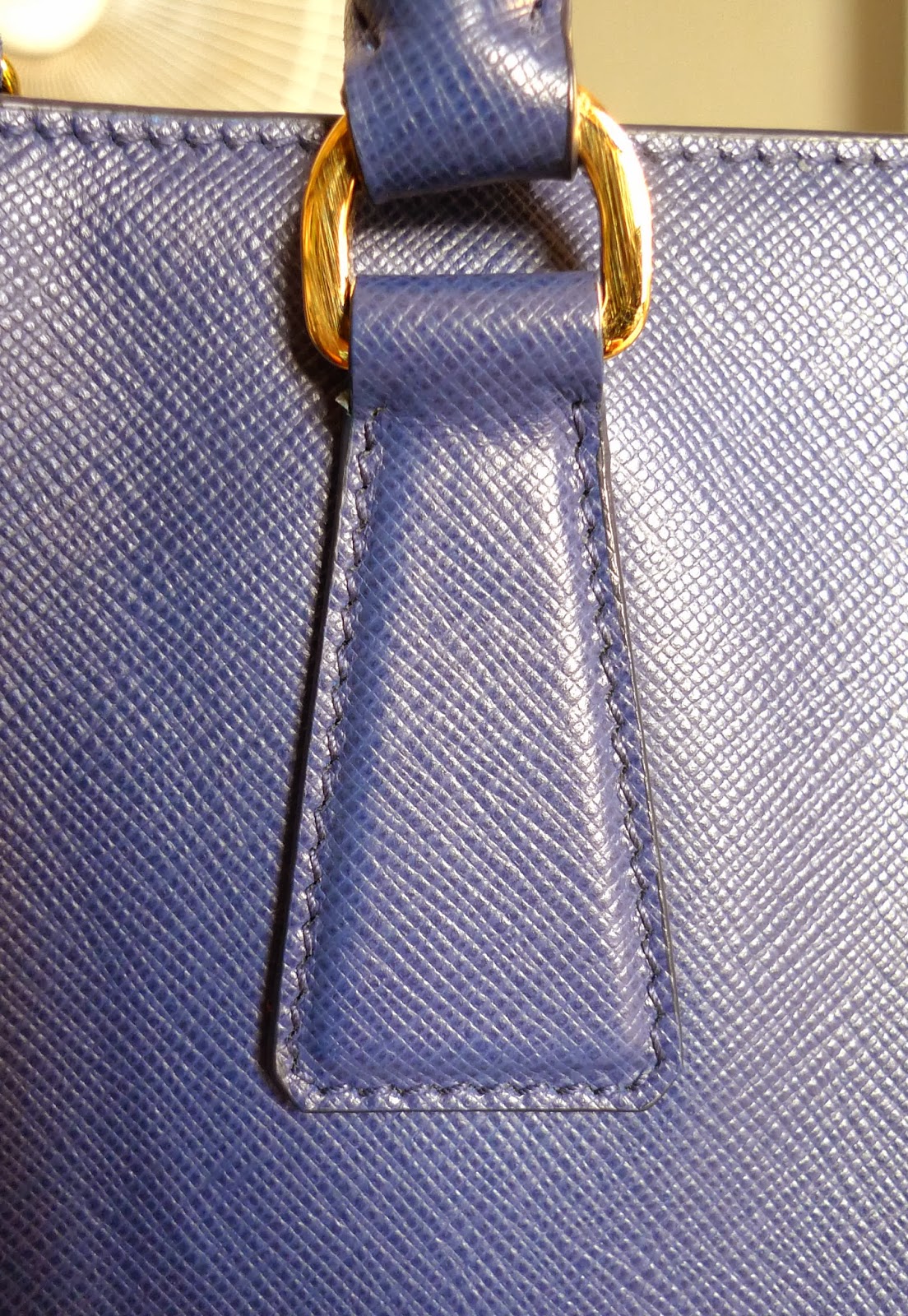 Bluette Large Prada Galleria Saffiano Leather Bag