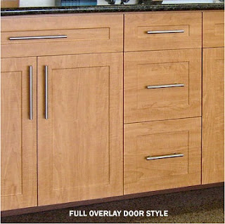 full overlay cabinet doors and drawers