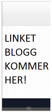 LINKET BLOGG KOMMER!