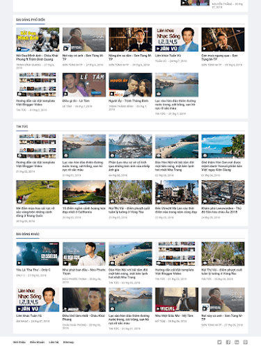 Giao diện video đẹp mẫu số 3