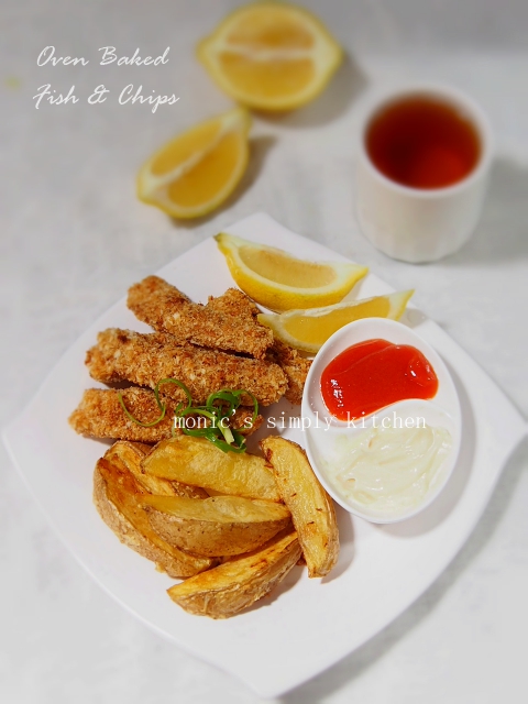 oven baked fish n chips
