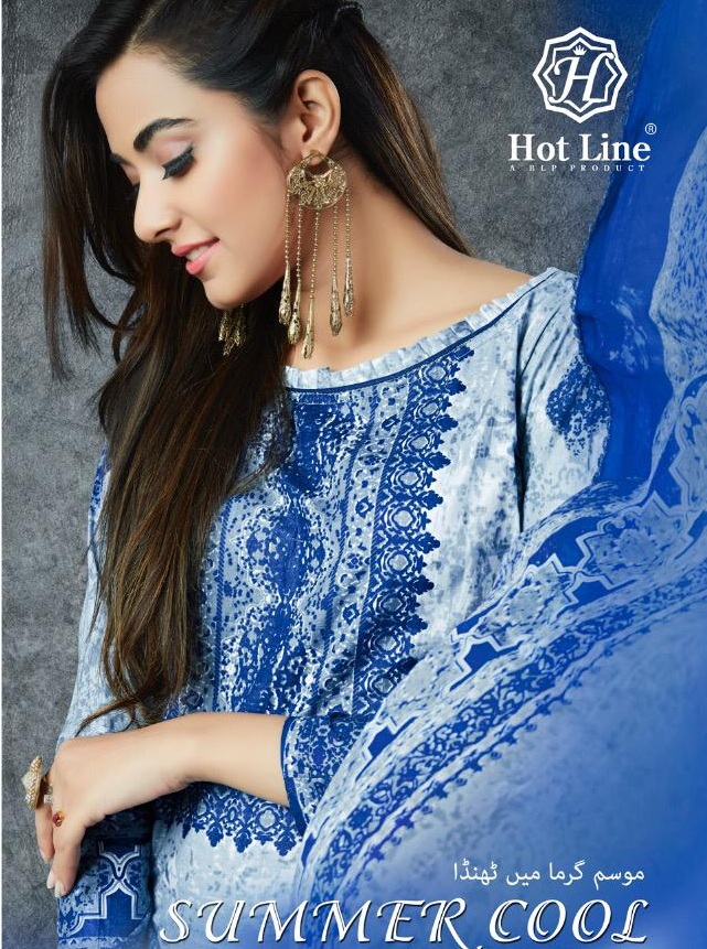 Hot line Summer Cool Cotton Salwar kameez Design