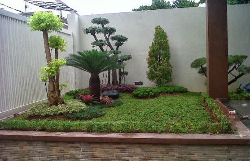 30 Desain Taman  Depan  Rumah  Minimalis Sederhana Rumahku 