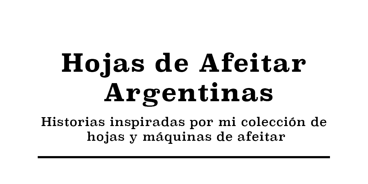 Colección de Hojas de Afeitar Argentinas