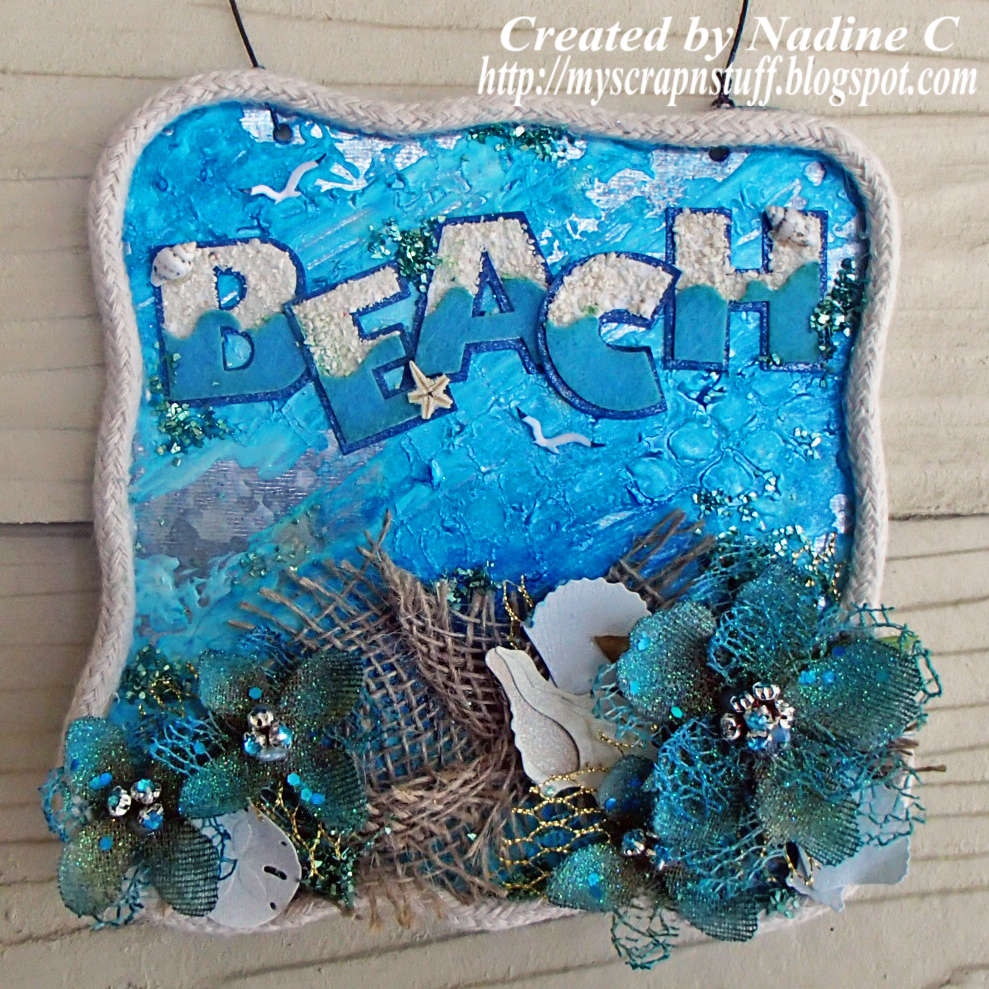 Beach Art Decor CropStop Nadine Carlier