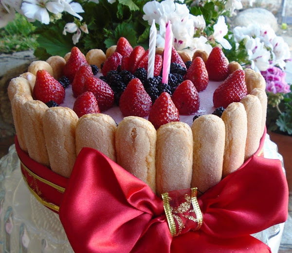 Charlotte Cake de fresas
